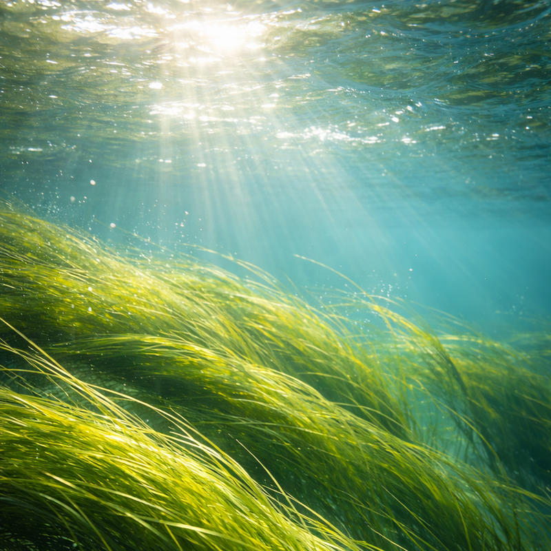 These plants remind me of something. I like how they go with the flow and not against it. Can you show me an image of something else that goes with the flow?